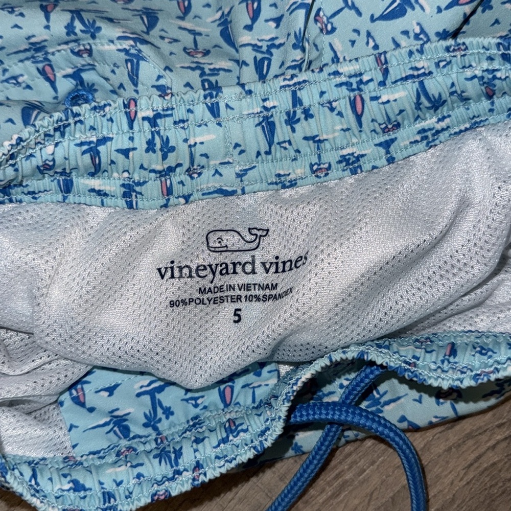 Vineyard Vines Chappy Print Swim Trunks - Picture 8 of 10